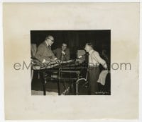 5x743 RED SHOES candid English 6.5x7.25 still 1948 Beecham, Easdale & Philharmonic Orchestra leader!