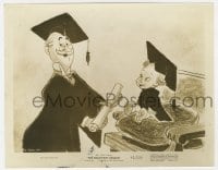 5x746 RELUCTANT DRAGON 8x10.25 still 1941 art of professor giving Baby Weems a college diploma!