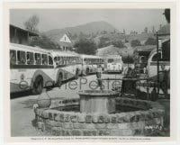 5x755 RIDE CLEAR OF DIABLO candid 8.25x10 still 1954 Universal giving bus tours of the movie set!