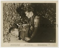 5x757 RIDE THE PINK HORSE 8.25x10 still 1947 Hendrix finds Robert Montgomery w/ knife in his back!