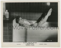 5x763 RIVER'S EDGE 8x10.25 still 1957 c/u of sexy naked Debra Paget relaxing in a bubble bath!