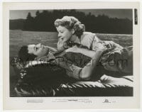 5x765 ROAD HOUSE 8x10 still 1948 Ida Lupino stares lovingly at Cornel Wilde by the lake!