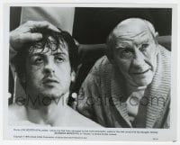 5x769 ROCKY 8x10 still 1977 close up of boxer Sylvester Stallone & coach Burgess Meredith!