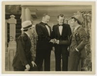5x806 SECRET SIX 8x10.25 still 1931 c/u of Wallace Beery & young Clark Gable shaking hands!