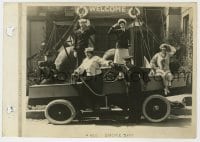 5x818 SHORE SHY 8x11 key book still 1926 male & female sailors on ship with wheels in parade!