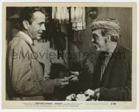 5x822 SIROCCO 8x10 still 1951 Humphrey Bogart smiles as he hands cash to old man!