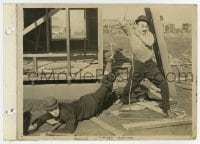 5x824 SMITHY 8x11 key book still 1924 James Finlayson house building with solo Stan Laurel, rare!