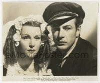 5x834 SOULS AT SEA 8x9.5 still 1937 best head & shoulders portrait of Gary Cooper & Frances Dee!