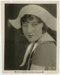 5x839 SPECIAL DELIVERY 8x10 still 1927 close up of Jobyna Ralston winking in Dutch girl outfit!