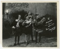 5x846 SQUAREHEADS OF THE ROUND TABLE signed 8x10 key book still 1948 by Jock Mahoney, Three Stooges!