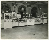 5x854 STRAND THEATRE 8x10 still 1940s great image of concession stand in ornate lobby!