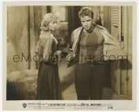 5x857 STREETCAR NAMED DESIRE 8.25x10 still 1951 Vivien Leigh stares at coarse Marlon Brando!