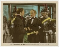 5x024 SUEZ color-glos 8x10 still 1938 Tyrone Power & Joseph Schildkraut with armored guards!