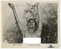 5x871 SUMMER WIND BLOWS 8x10 still 1955 close up of sexy naked Margit Carlquist in the rain!