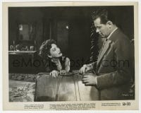 5x873 SUNSET BOULEVARD 8x10 still 1950 Gloria Swanson can't believe William Holden will leave her!