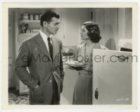 5x887 TEST PILOT deluxe 8x10 still 1938 close up of Clark Gable & Myrna Loy by refrigerator!