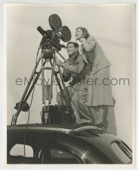 5x918 TOO HOT TO HANDLE deluxe 8x10 still 1938 Myrna Loy & Clark Gable behind camera by Carpenter!