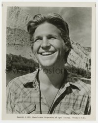 5x906 THUNDERBOLT & LIGHTFOOT 8x10.25 still 1975 great close up of Jeff Bridges smiling big!
