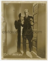 5x908 TINGLER 8x10.25 still 1959 William Castle, great close up of Coolidge holding creepy mask!