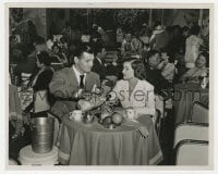 5x916 TOO HOT TO HANDLE 8x10 key book still 1938 Clark Gable asks Myrna Loy what her plans are!