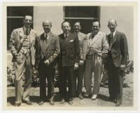 5x932 UNIVERSAL STUDIOS 8x10 still 1936 top execs who threw out Carl Laemmle from his own company!