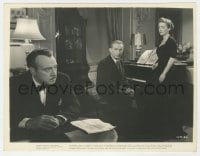 5x947 WATCH ON THE RHINE 8x10 key book still 1943 Bette Davis & Lukas by piano watch Coulouris!