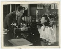 5x955 WHEN LADIES MEET 8x10 still 1941 Joan Crawford looks lovingly at Herbert Marshall by piano!