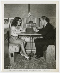 5x979 WOMAN'S VENGEANCE candid 8.25x10 still 1947 Charles Boyer & sexy Ann Blyth playing cards!