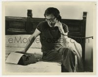 5x980 WOODY ALLEN 8x10.25 still 1977 close up on bed with typewriter & phone from Annie Hall!