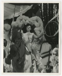 5x998 ZIEGFELD FOLLIES deluxe 8x10 still 1945 Noreen Roth, former Apple Blossom Queen on carousel!