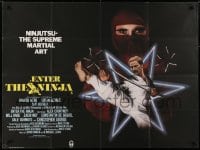 5y302 ENTER THE NINJA British quad 1981 human killing machines, Franco Nero, cool ninja images!