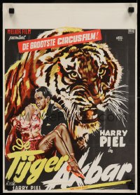 5y026 TIGER'S CLAW Dutch 1951 Der Tiger Akbar, why does it KILL what it LOVES the most?