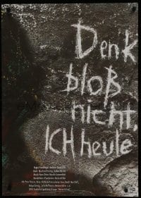 5y601 JUST DON'T THINK I'LL CRY East German 23x32 1990 Frank Vogel's Denk bloss nicht, ich heule!