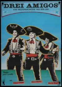 5y631 THREE AMIGOS East German 23x32 1990 Chevy Chase, Steve Martin & Martin Short by Finger!