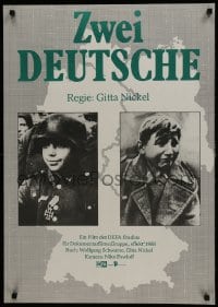 5y643 ZWEI DEUTSCHE East German 23x32 1988 cool portrait images of two Germans from documentary!