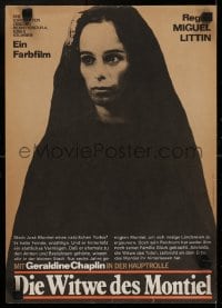 5y670 LA VIUDA DE MONTIEL East German 12x16 1982 Littin's Widow of Montiel, Geraldine Chaplin!
