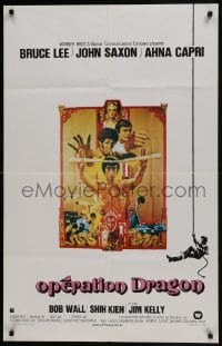 5y190 ENTER THE DRAGON French 25x39 1974 Bruce Lee kung fu classic that made him a legend!