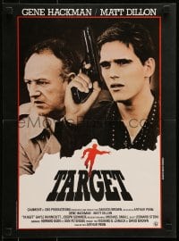 5y223 TARGET French 15x21 1986 Arthur Penn directed CIA thriller, Matt Dillon, Gene Hackman!