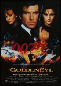 5y101 GOLDENEYE German 1995 cool image of Pierce Brosnan as secret agent James Bond 007!