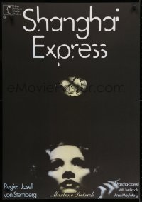 5y117 SHANGHAI EXPRESS German R1970 Josef von Sternberg, image of Marlene Dietrich and clock!