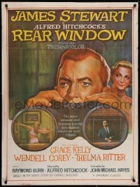 5y019 REAR WINDOW Indian R1970s Alfred Hitchcock, art of voyeur Jimmy Stewart & sexy Grace Kelly!