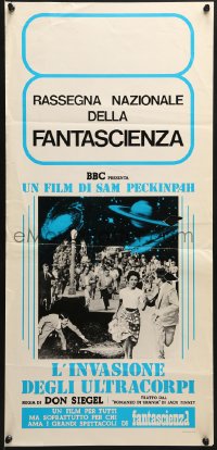 5y913 INVASION OF THE BODY SNATCHERS Italian locandina R1980s different, Sam Peckinpah credited!
