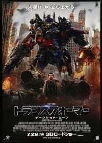 5y458 TRANSFORMERS: DARK OF THE MOON advance Japanese 29x41 2011 directed by Michael Bay!