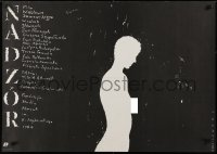5y771 NADZOR Polish 26x37 1984 Ewa Blaszczyk, Mieczyslaw Wasilewski silhouette of nude woman!