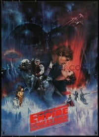 5z900 EMPIRE STRIKES BACK 20x28 commercial poster 1980 Gone With The Wind style art by Kastel!