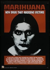 5z923 MARIHUANA 24x34 English commercial poster 2000 it's a new drug that maddens victims!