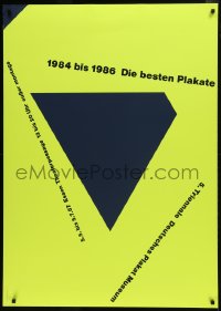5z094 1984 BIS 1986 DIE BESTEN PLAKATE 33x47 German museum/art exhibition 1987 dayglo art by Loesch!