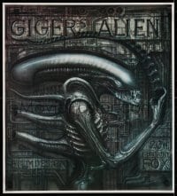 5z606 ALIEN 20x22 special poster 1990s Ridley Scott sci-fi classic, cool H.R. Giger art of monster!