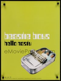 5z382 BEASTIE BOYS 18x24 music poster 1998 Hello Nasty, art of can over yellow background!