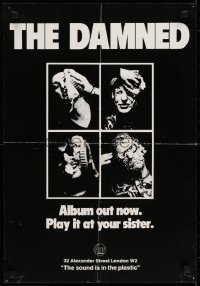 5z386 DAMNED 17x25 English music poster 2005 Play it at Your Sister, images of gothic rock band!